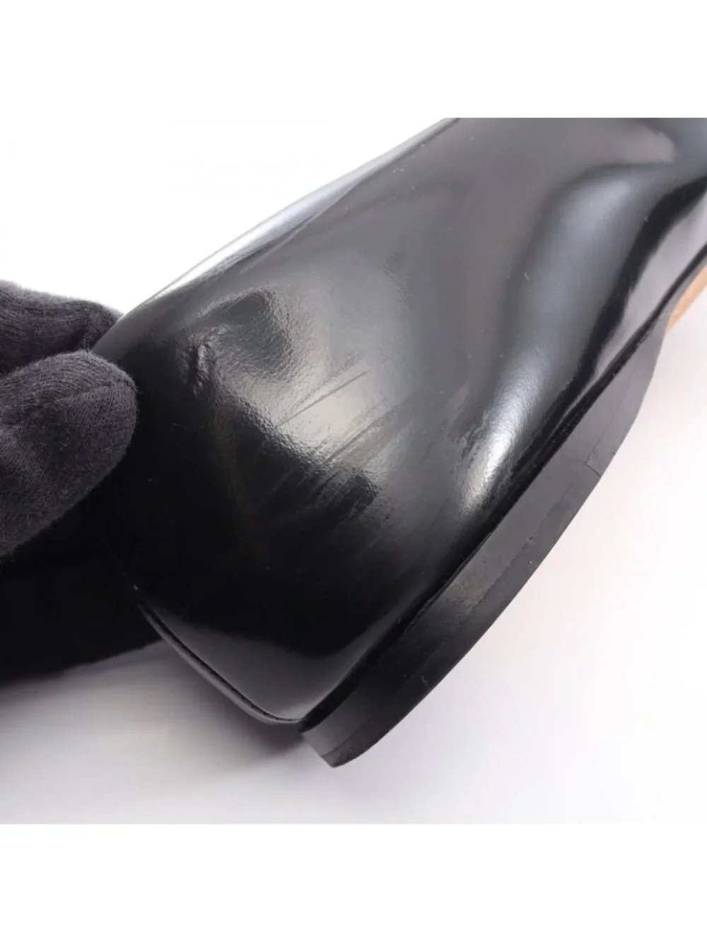 Loewe Puffer Ballerina Ribbon Leather Ballet Shoes